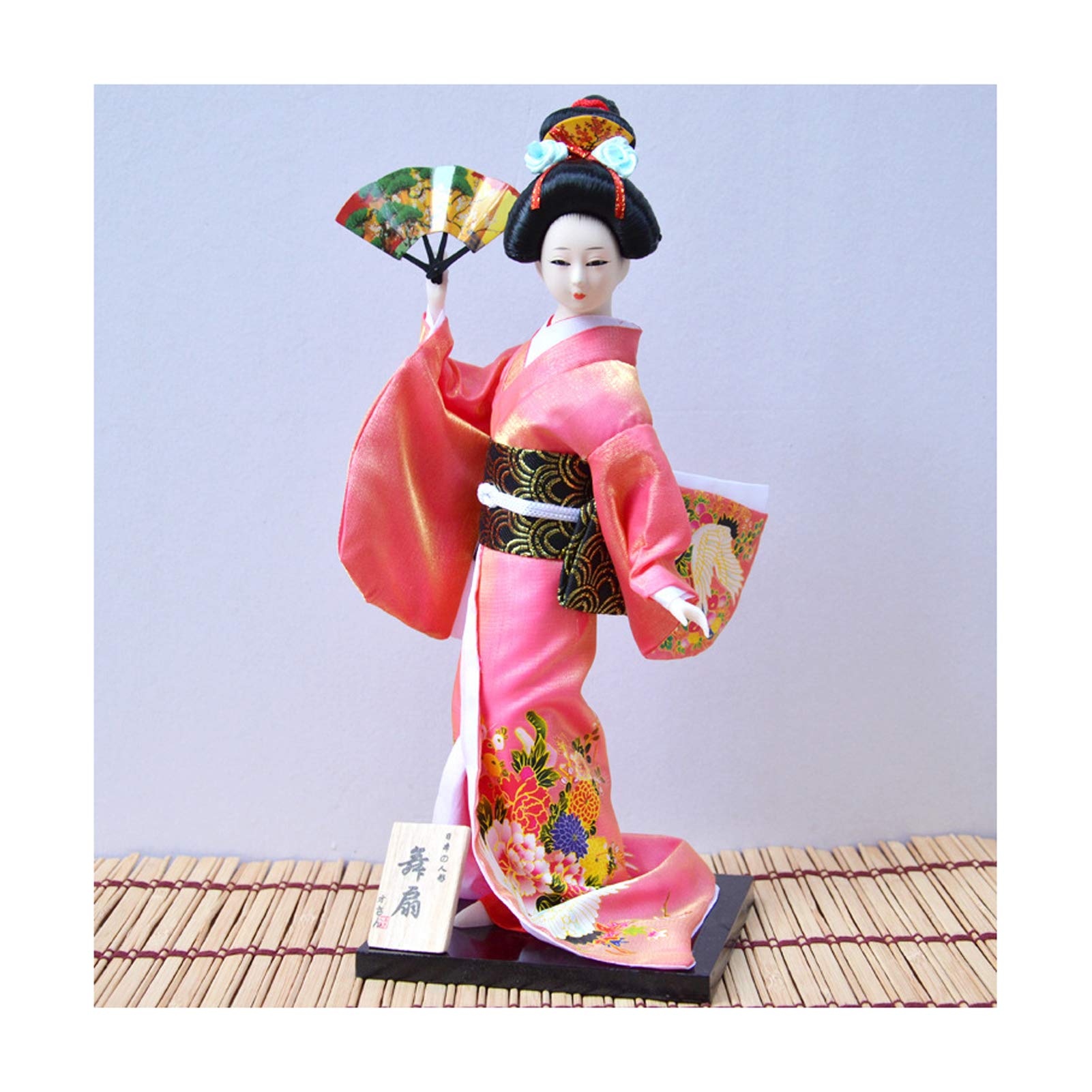 Poupées Geisha Japonaises STOBOK - 12 Pièces - Kimono Traditionnel - Décoration Asiatique