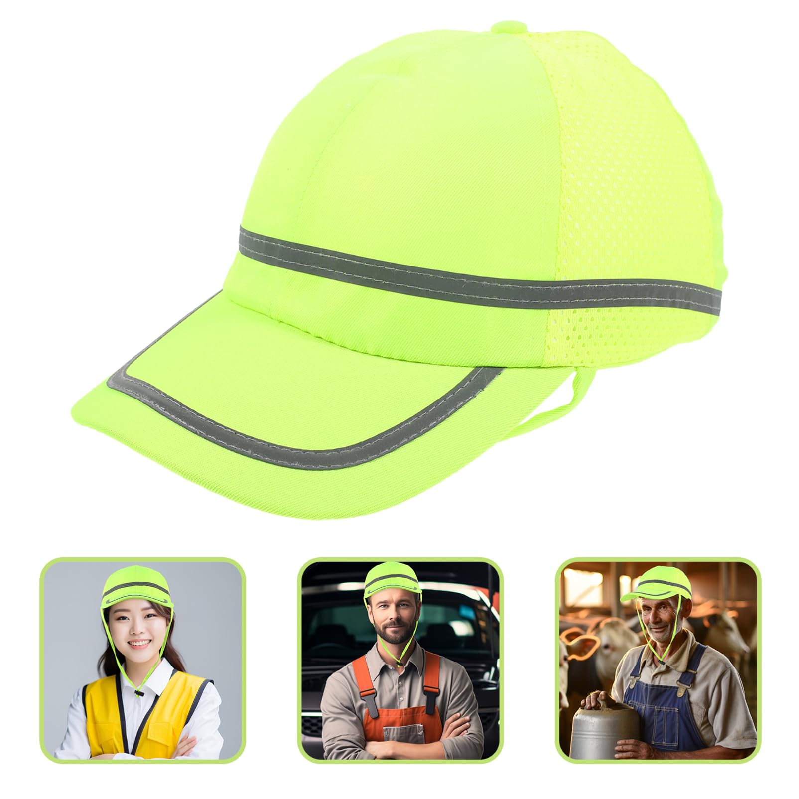 Parasol para Casco De Seguridad - Sombrero De Trabajo Reflectante Solar Parasol Gorra Reflectante