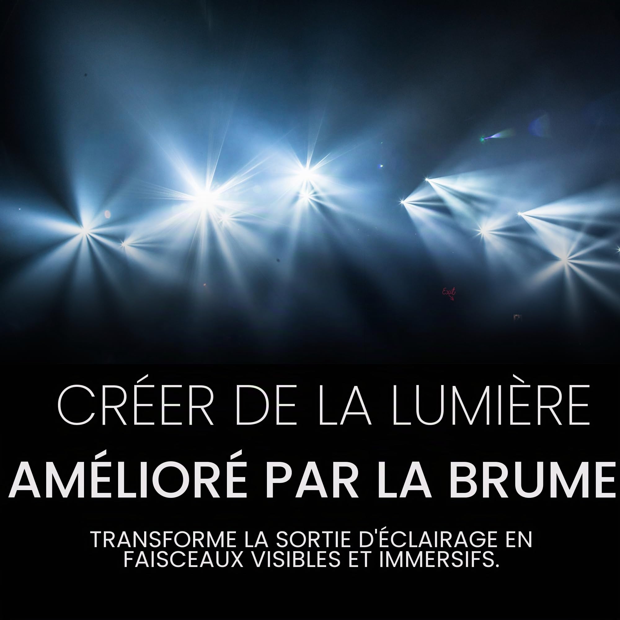 CHAUVET DJ Hurricane Haze 4D Haze Machine à fumée avec minuteur Noir