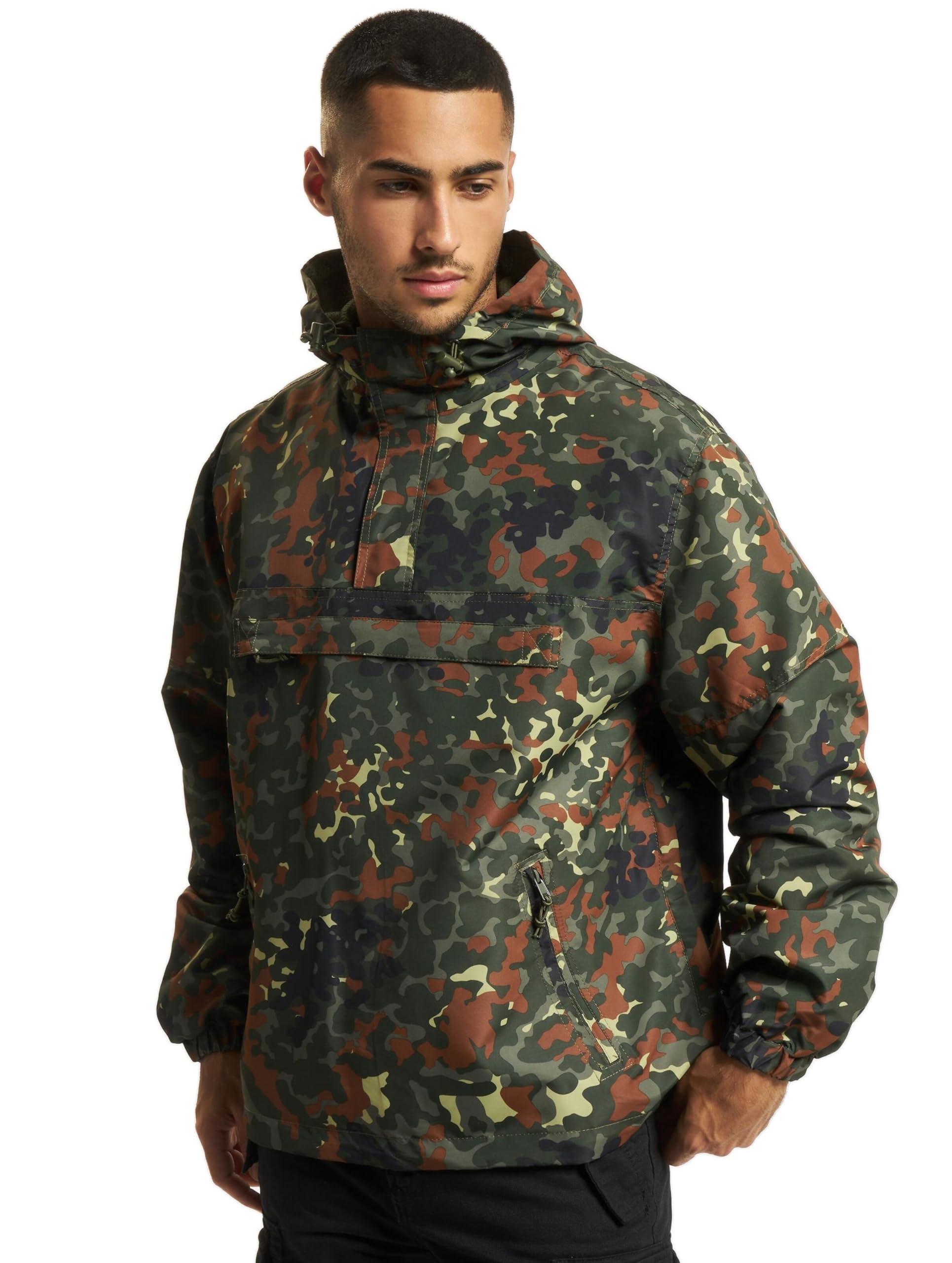 Brandit Men's Vert Summer Waterproof Hooded Jacket