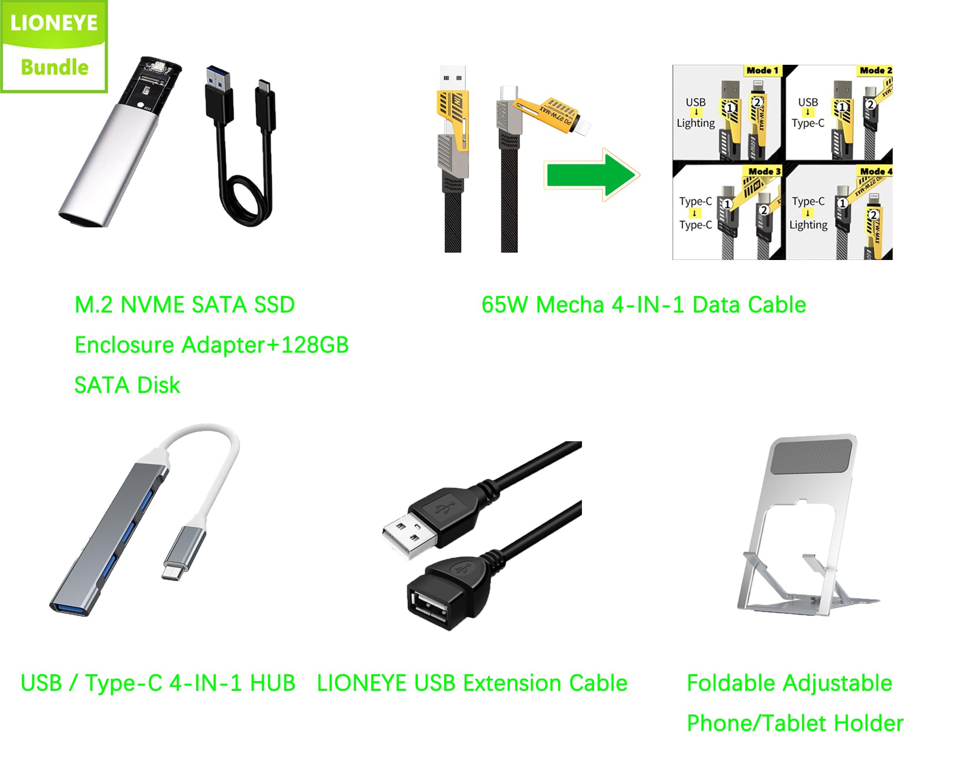 HP 14 inch HD Laptop | Microsoft Office & 1TB Cloud Storage (1-Year) | 16GB RAM | 64GB eMMC + 64GB Card + 128GB Portable SSD| 4-Core Intel CPU| Webcam & Mic| AI-Powered Windows 11| Versatile LE Bundle