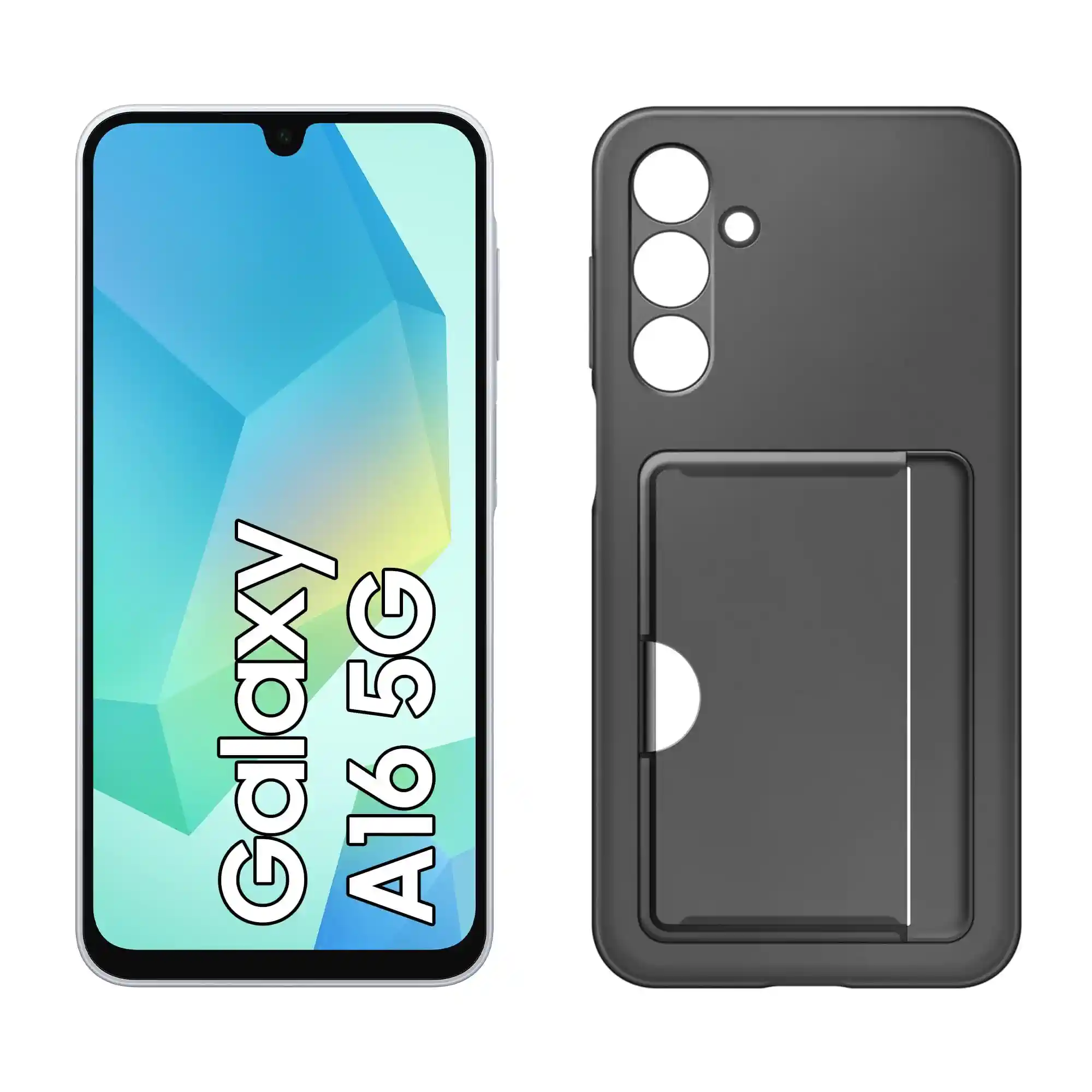 Samsung Galaxy A16 5G Smartphone ohne Vertrag, Handy mit Android, 50-MP-Hauptkamera, 16,91 cm / 6,7" Display, 128 GB, Light Gray+Card Slot Cover Back
