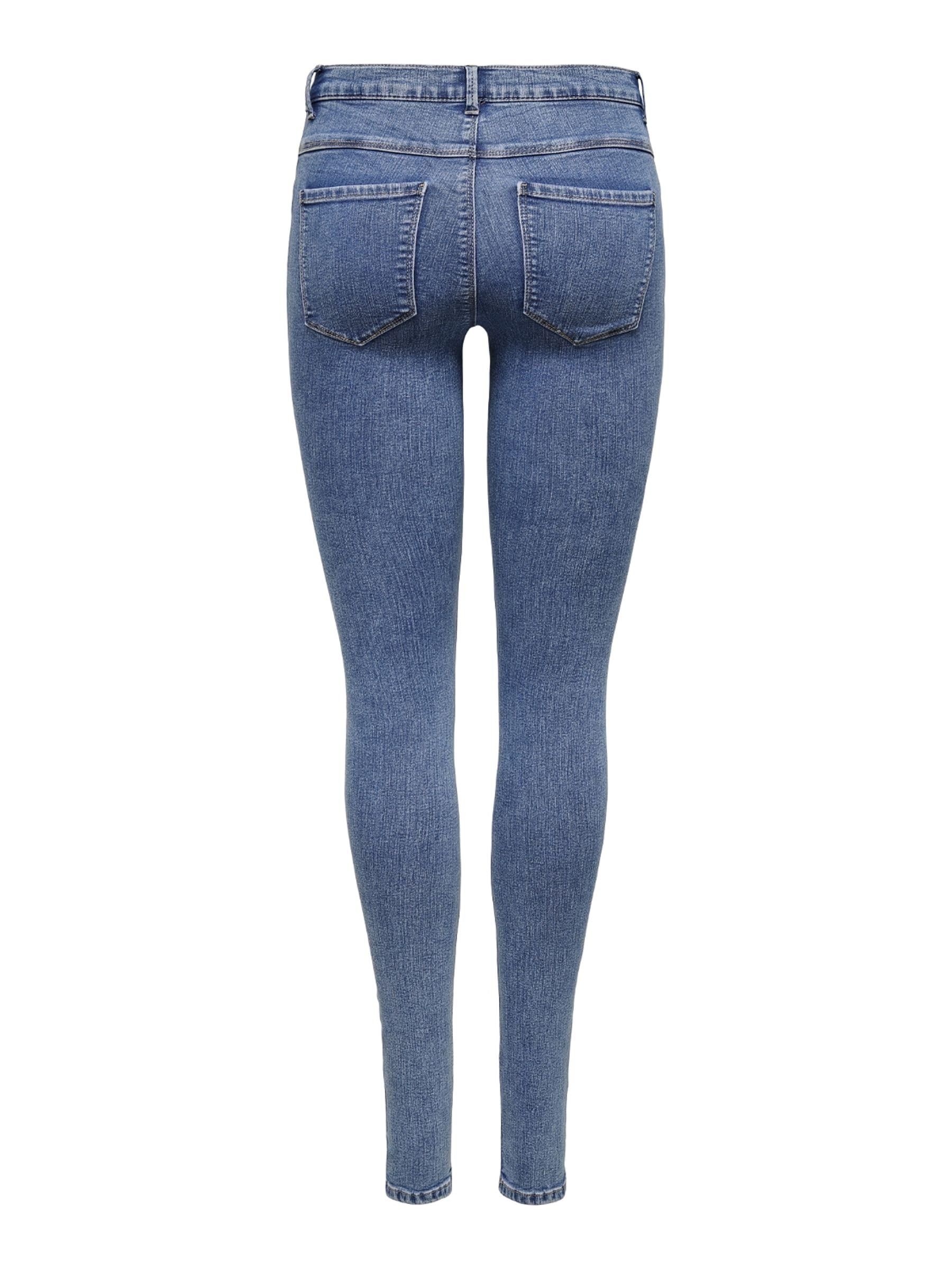 ONLY Onlrain Reg Skinny Jeans Cry6060 Dżins Kobiety