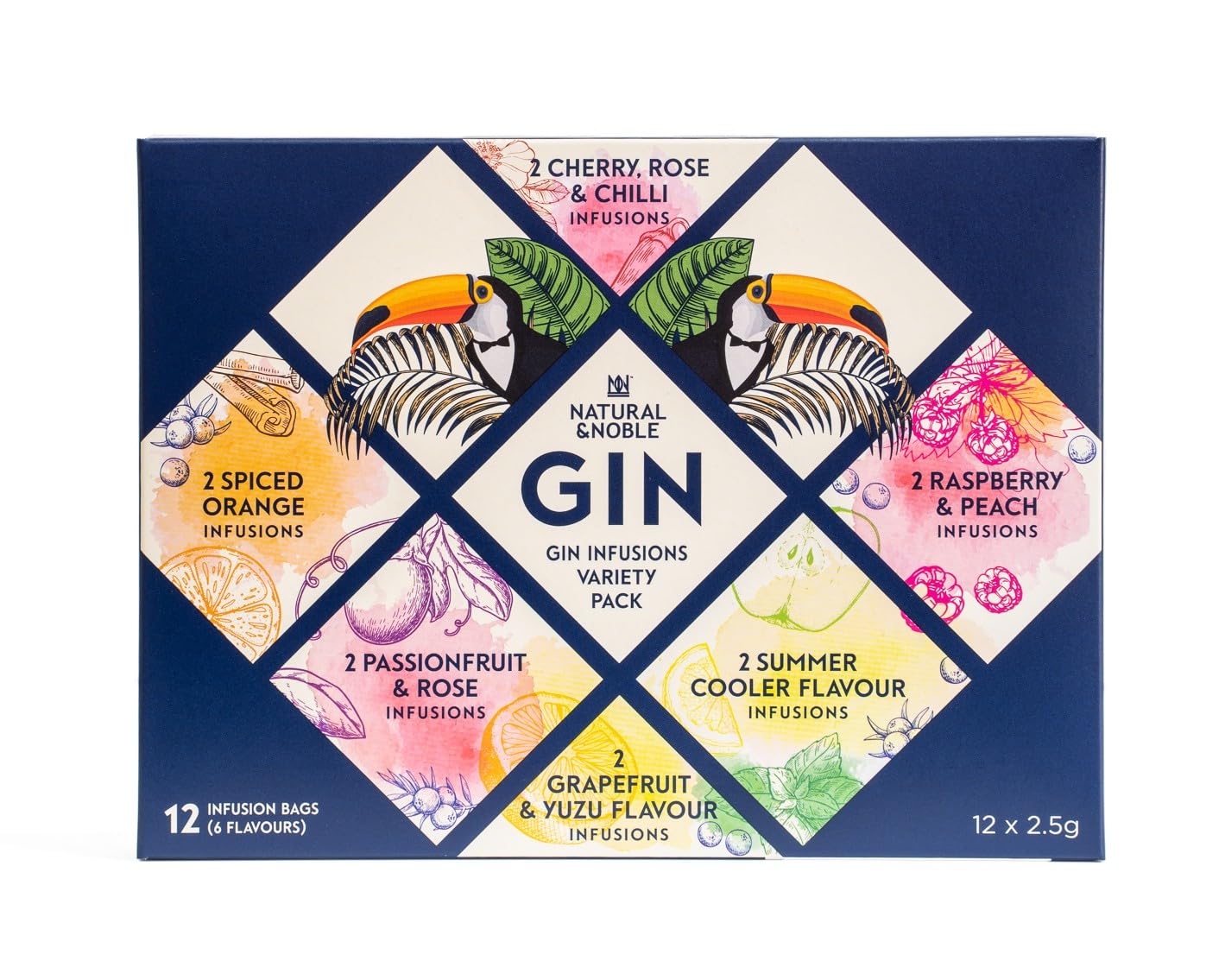 Confezione regalo di miscele per infusione di gin | Crea il tuo delizioso gin aromatizzato | Come visto su BBC Dragons' Den (2)