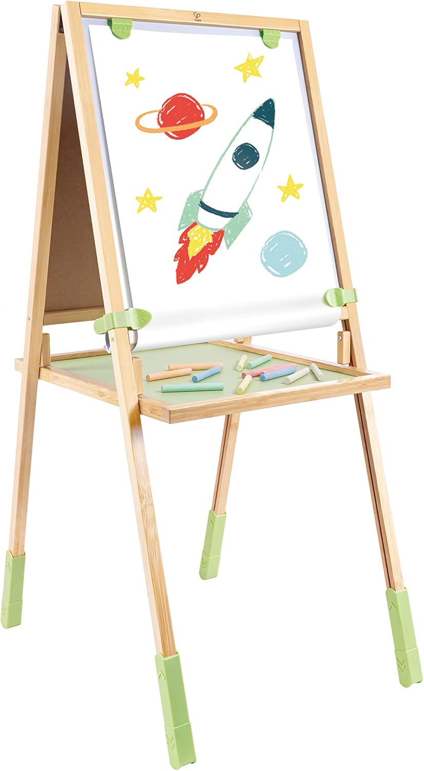 Hape E2001 Step Up Bamboo Easel