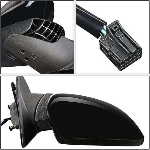 Miniatura 4 de DNA Motoring OEM-MR-CH1321348 Estilo de fábrica Powered+Heated Espejo de la puerta de vista lateral derecha