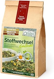 ORIGINAL LECKERLIES® Stoffwechsel-Kräutermix, 250g Hundekräuter, Kräuter für Hunde, zur natürlichen Entschlackung, Hundefutter, Naturprodukt, barfen