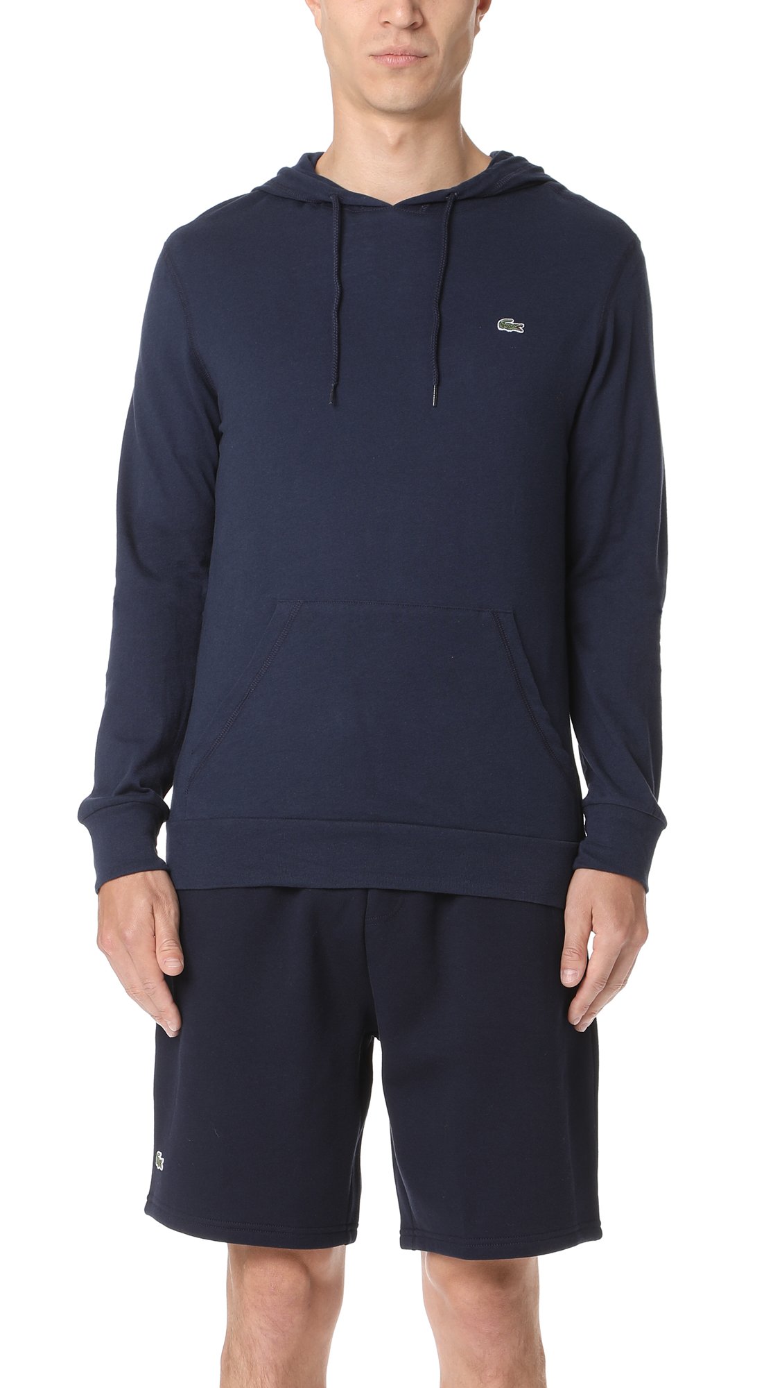 Lacoste Men's Long Sleeve Jersey Hooded T-Shirt, Th1485-51