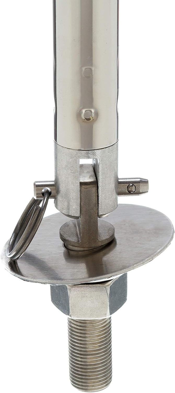 attwood 903-008-T-S Swivl-Eze Polished Stainless Steel Fixed Height 29-Inch Ski Pylon
