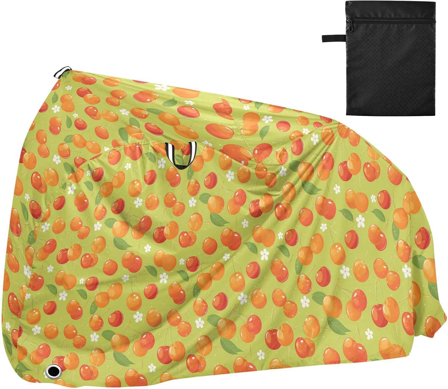 Beauty Peach Cherries Bike Cover Waterproof Electric Bike Cover Bikes Storage