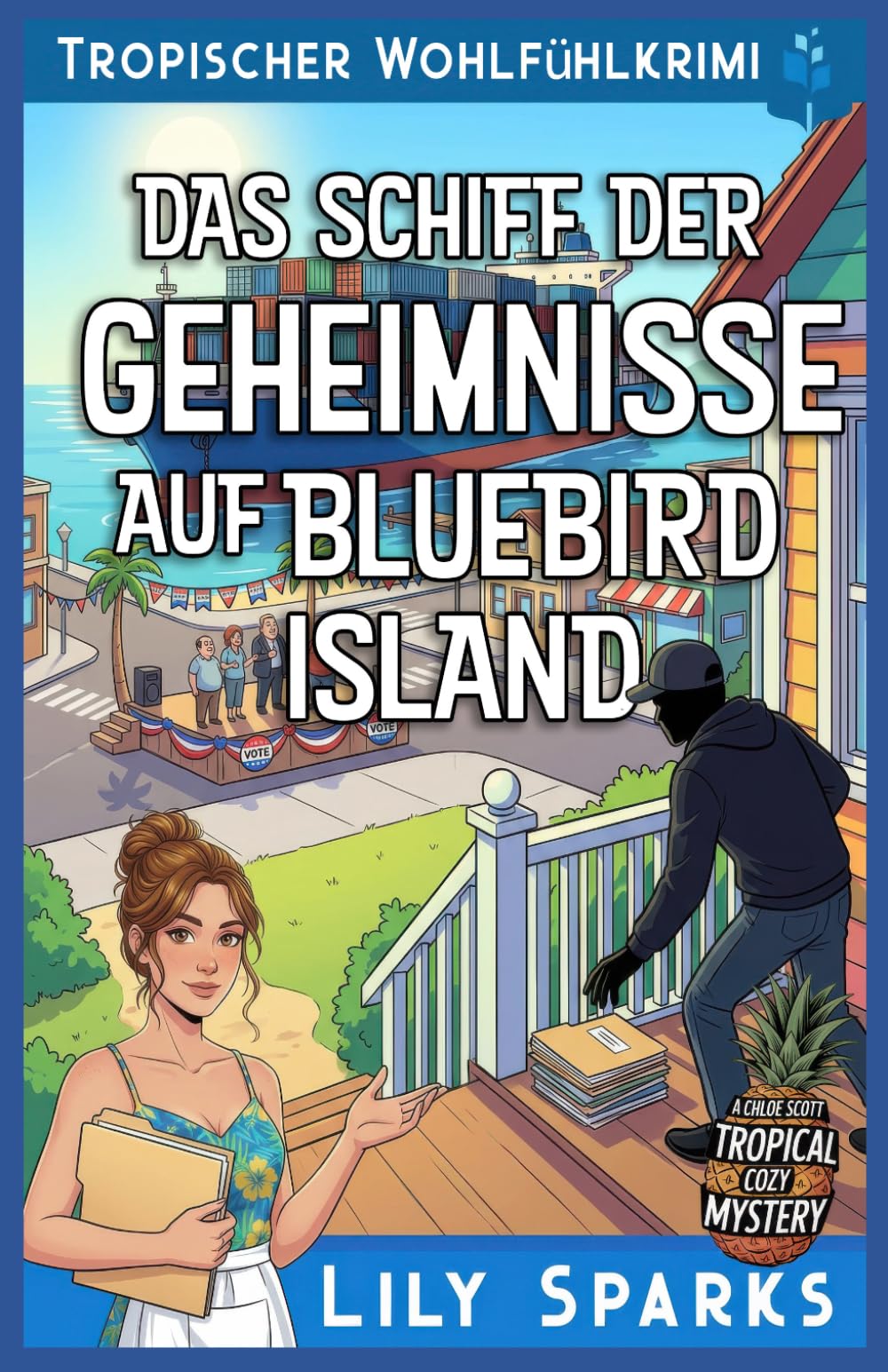Das Schiff der Geheimnisse auf Bluebird Island: Tropischer Wohlfühlkrimi (Chloe Scott tropischer Krimi)