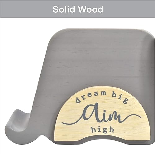 Miniatura 16 de I'm - Soporte multiusos de madera para lentes, teléfono, pluma y lápiz, accesorios de escritorio, decoración de escritorio, hogar, oficina, Oso