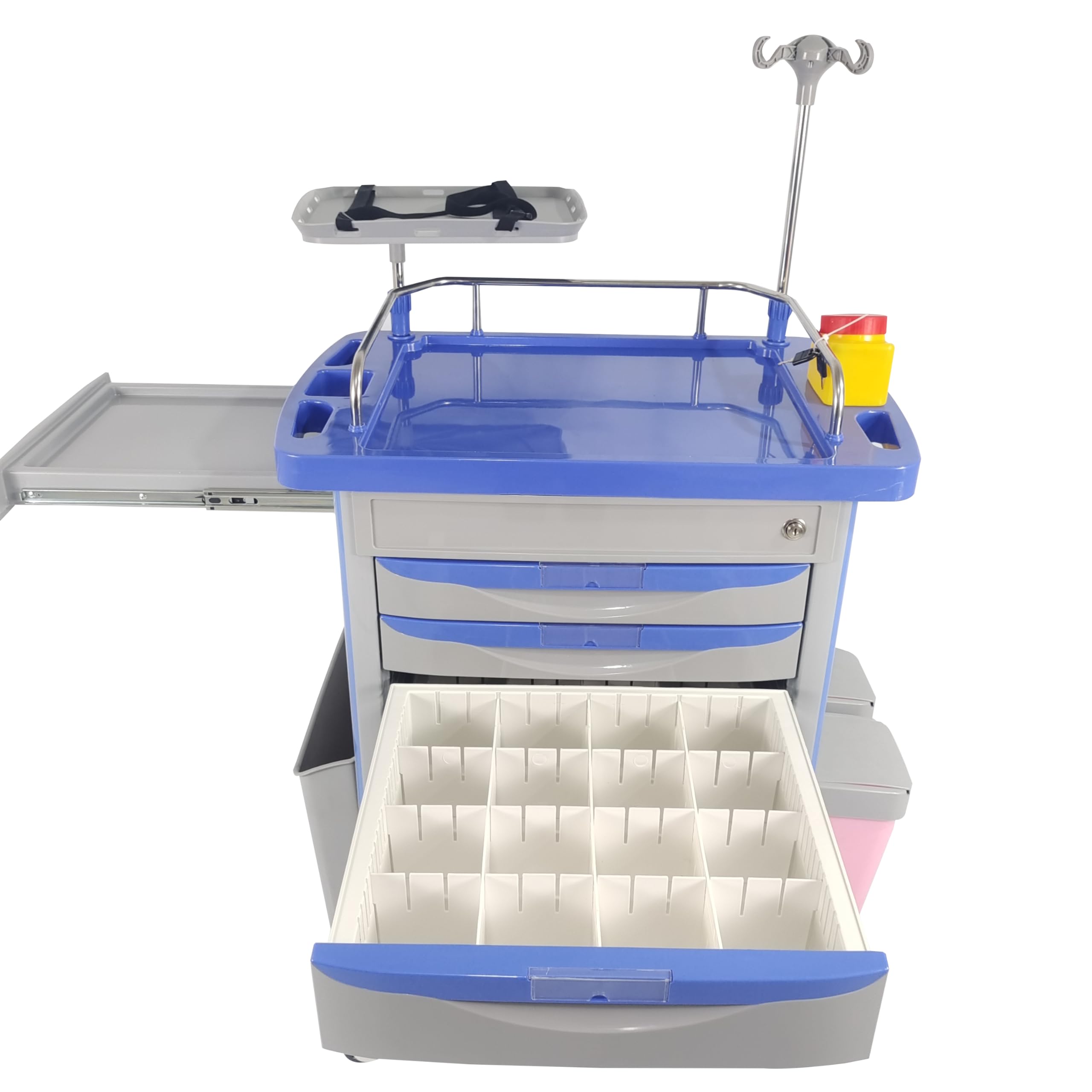 Carrello di emergenza con 5 cassetti Mobile Emergency Trolley Crash Car