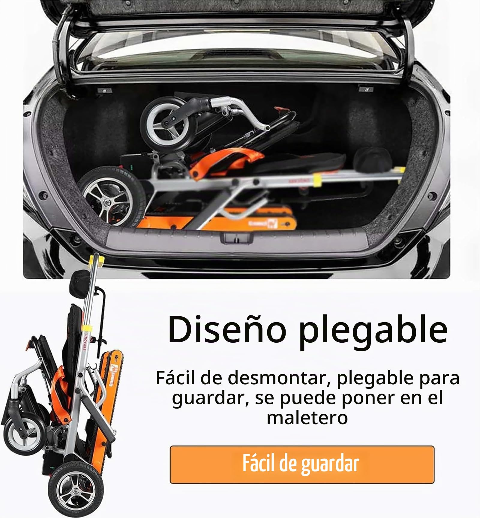 Subidor De Escaleras EléCtrico sobre Orugas, Silla de ruedas eléctrica,Silla subeescaleras para pacientes Silla subeescaleras móvil, estilo oruga/inteligente, con panel de control/para subir/bajar, pa