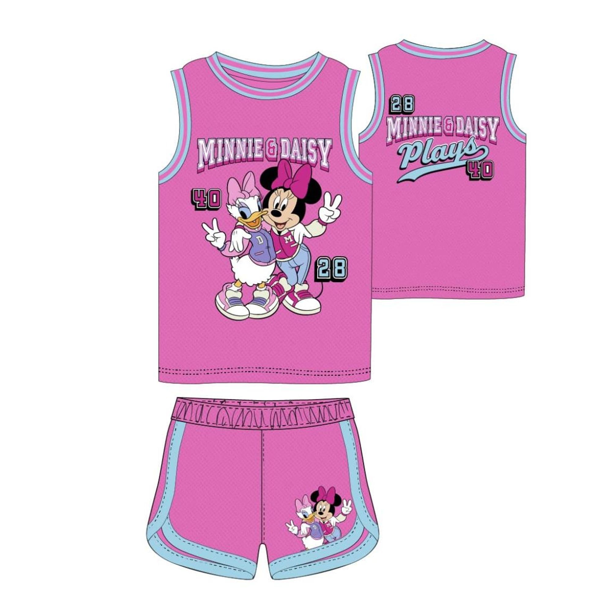 Conjunto 2 piezas deporte Minnie infantil unisex – Conjunto 2 piezas deporte con licencia Minnie para niños y niñas en cole, parque y ocio diario
