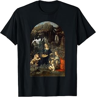 Virgin of the Rocks by Leonardo da Vinci T-Shirt
