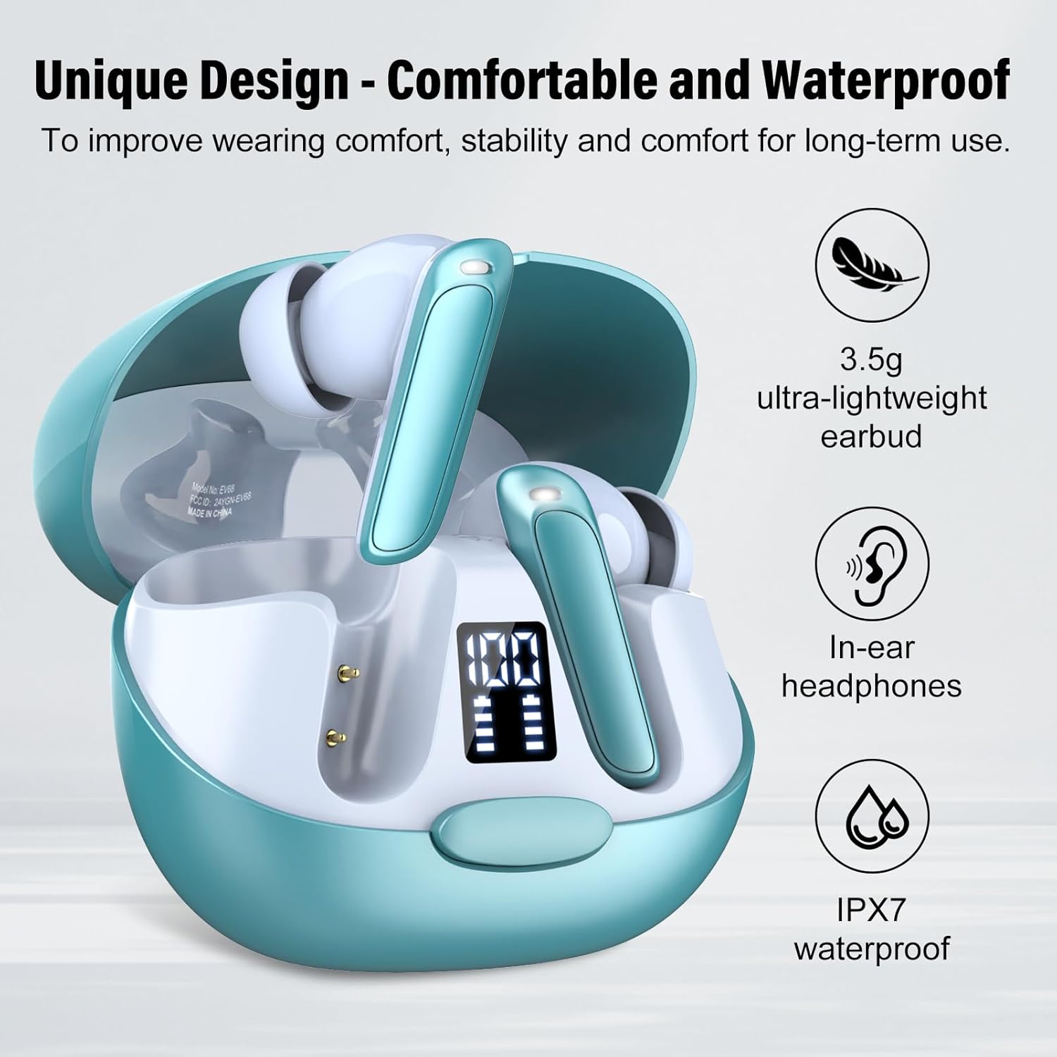 Puqo EV68 comfortable and waterproof design