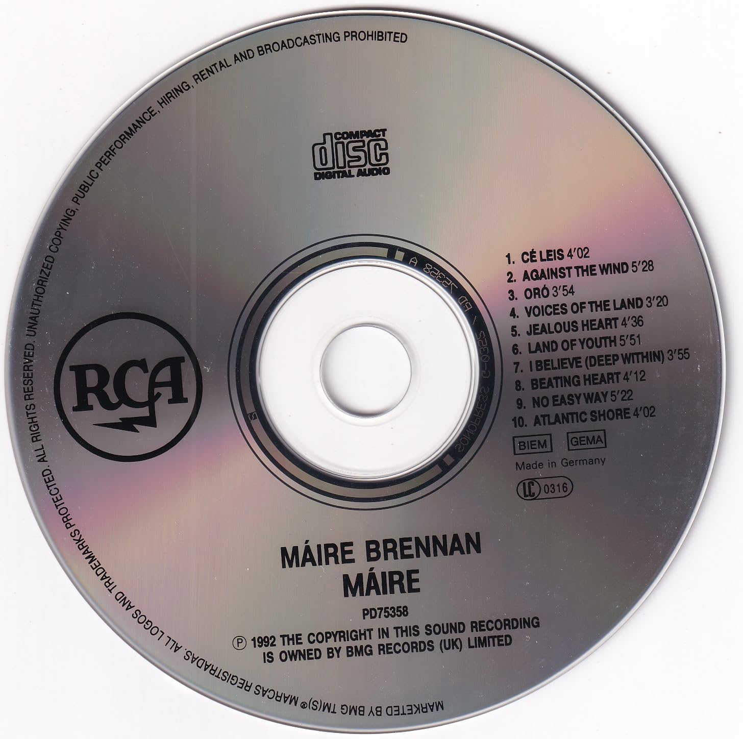 MAIRE GERMAN RCA 1992
