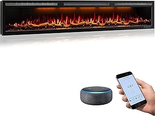 95 inch electric fireplace with WiFi image