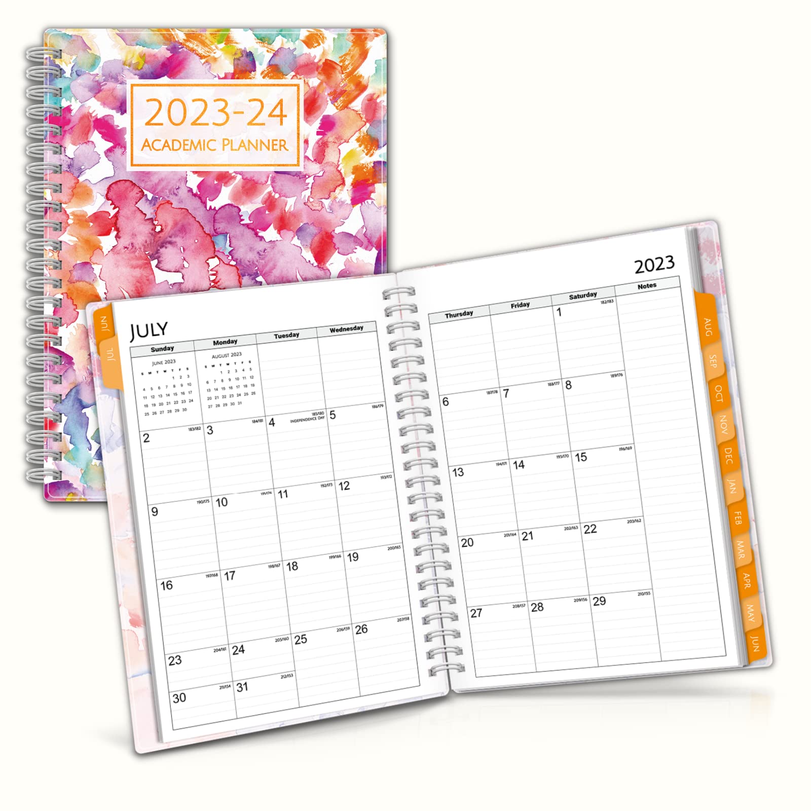 Amazon.com : CRANBURY Small Academic Planner 2023-2024 (Watercolor),  6x8.25