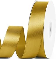 Vista 192 de Cinta de satén de 5/8" x 100 yardas - Cinta de seda naranja otoñal con carrete - Ideal para envolver regalos, ramos florales, manualidades