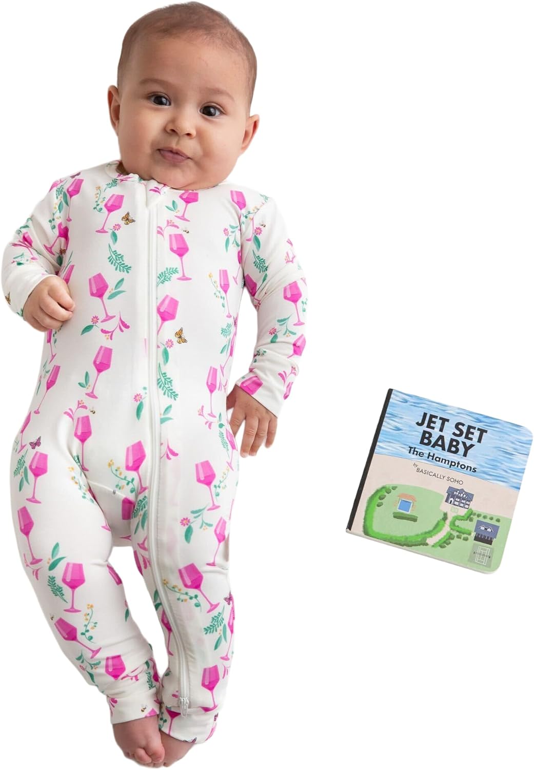 Baby Romper & Baby Book Set – Viscose from Bamboo Pajamas for Babies