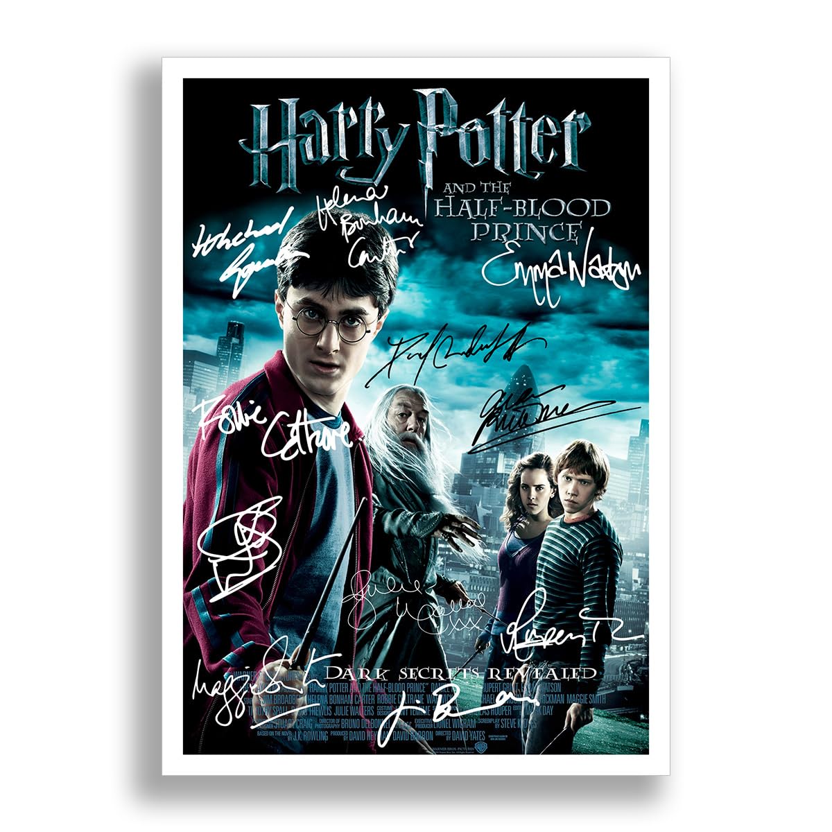 Mounted Gifts Trading Harry Potter All Movie posters cast signed autograph poster photo print photograph artwork wall art picture Film ((A3 Poster) Harry Potter and the Half-Blood Prince)