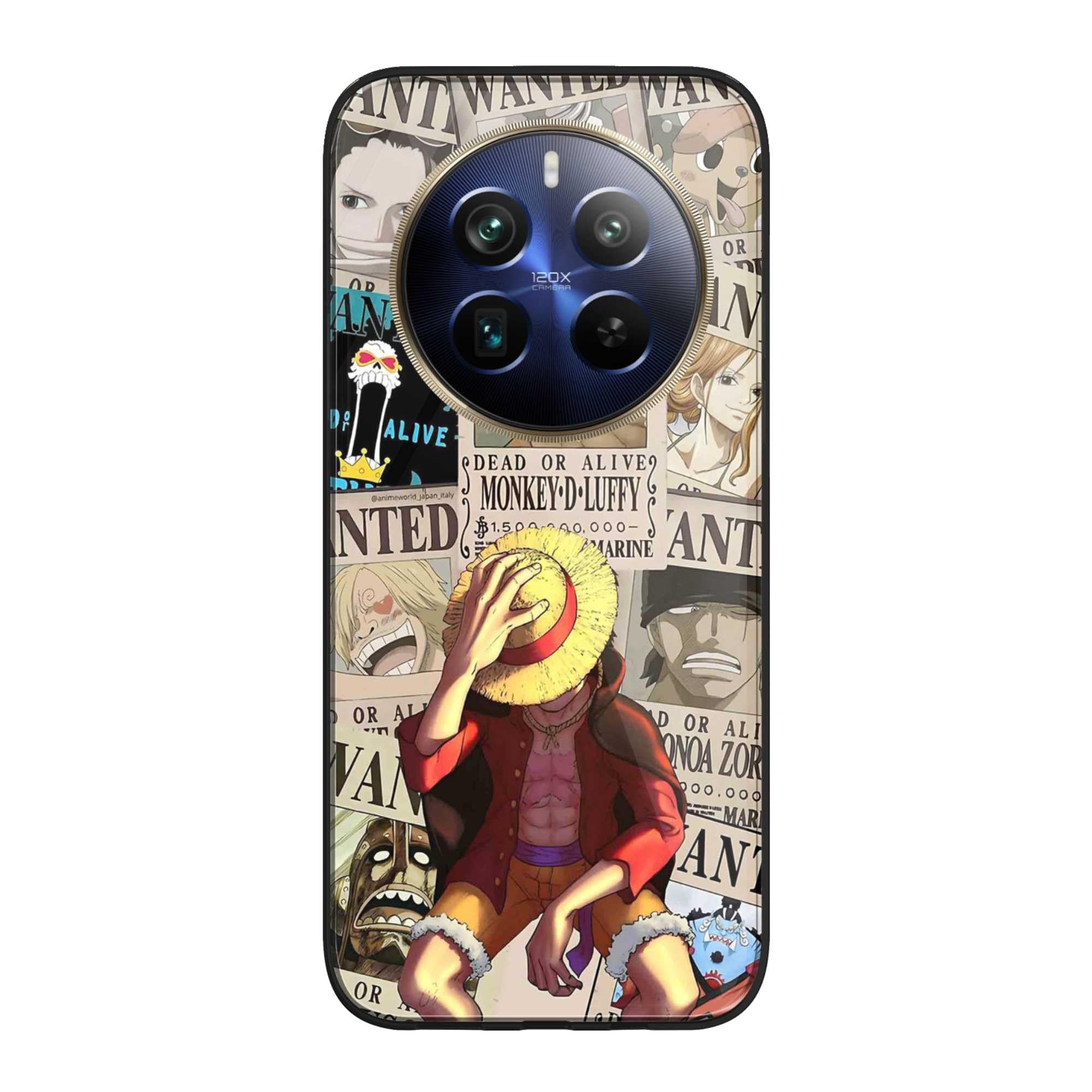 NDCOM Realme 12 Pro Plus Back Cover | Realme 12 Pro Cover | Realme 12 Pro 5G Cover | Realme 12 Pro Back Cover Stylish | Anime One Piece Wanted Luffy Printed Glass Case (B0D4257F2M) Amazon Price History, Amazon Price Tracker