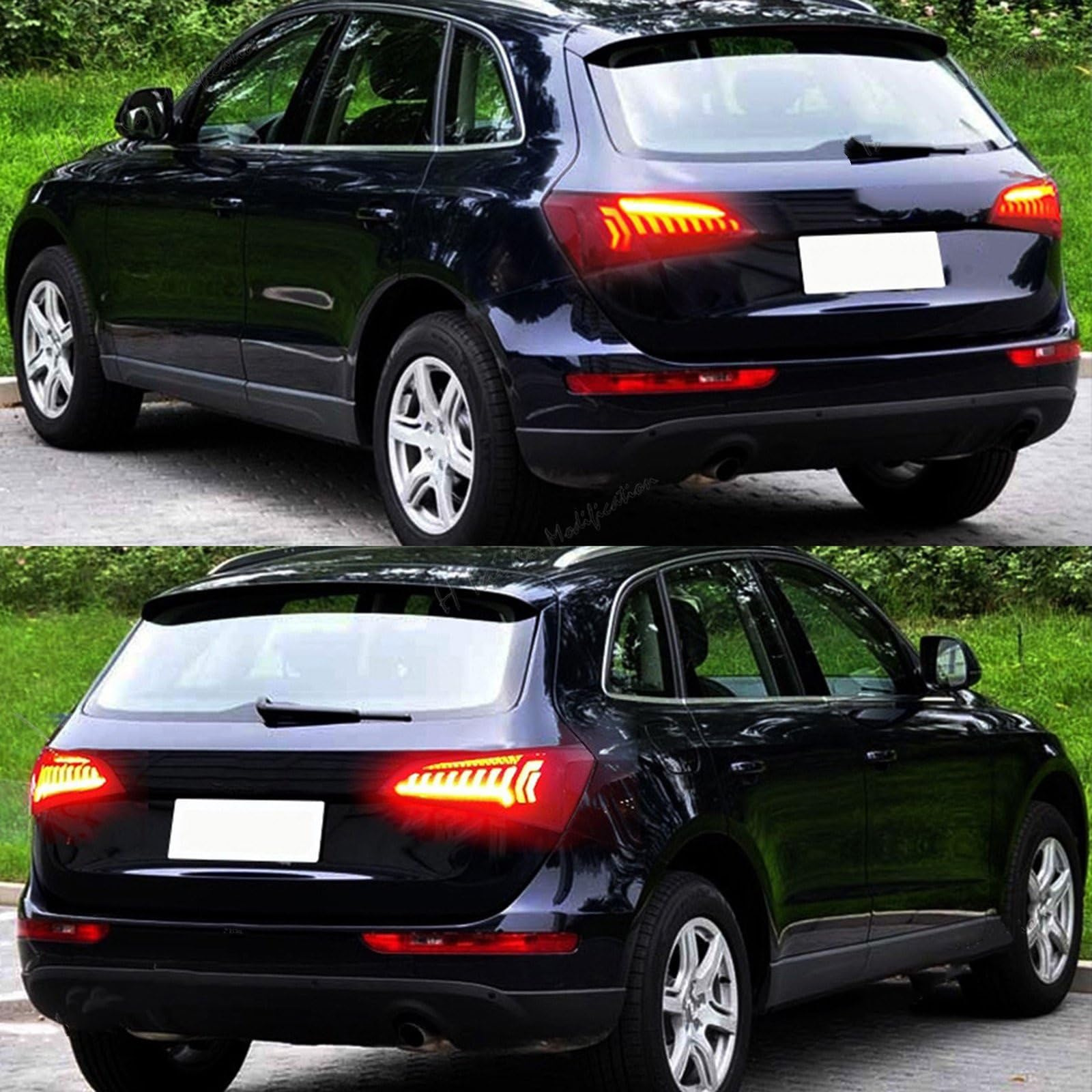 Dla Audi Q5 2013-2017 Światło Bagażnika Lampa Tylna Część Zamienna (1 Pair) Światła Tylne Samochodu