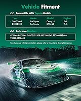 Vista 2 de SCITOO Compresor de AC para Toyota Camry 2.4L 2007 2008 2009, Compresor de Aire Acondicionado para Toyota RAV4 2.4L 2006 2007 2008, CO 11178JC