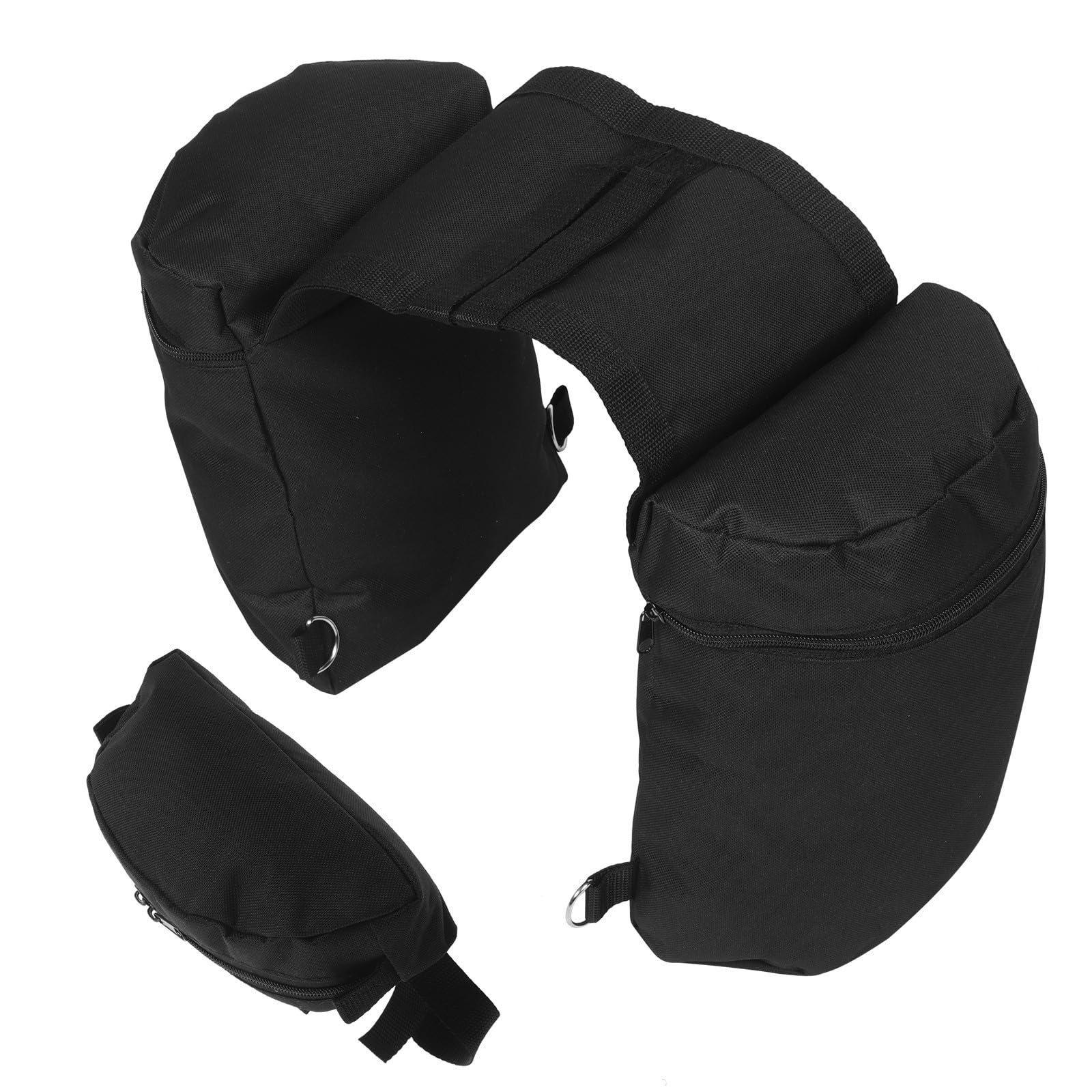 SOLUSTRE Borsa da Sella per Bicicletta Oxford 600d Scomparti Organizzati e Sgancio Rapido per Ciclismo Outdoor e Viaggi