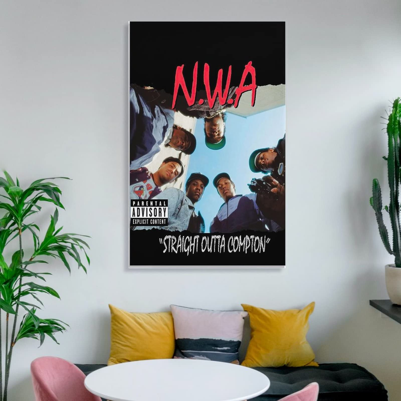 版画 Straight Outta Zamunda_P NWA Poster Straight Outta Compton Rap Modern Poster Art Paintings