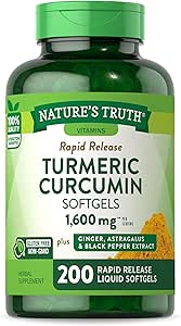 Amazon: Nature's Truth Turmeric Curcumin Complex Plus Ginger
