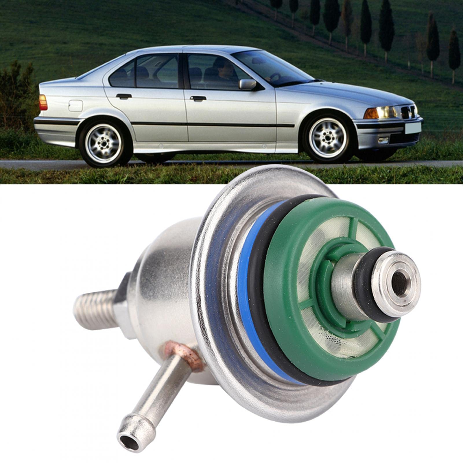 Regolatore di pressione del carburante, regolatore di iniezione di carburante, regolatore di pressione regolabile di iniezione di carburante regolabile da 3-5 bar con dado a 360 gradi adatto per Z32.8