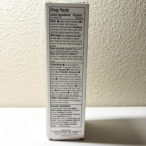 Badger Tinted Mineral Sunscreen for Face SPF 40, No White Cast, 1.7 fl oz | Sheer Tint Warm Finish, Light or Dark Skin, No White Cast, 80% Organic Vegan Unscented, Tinted sunscreen 13