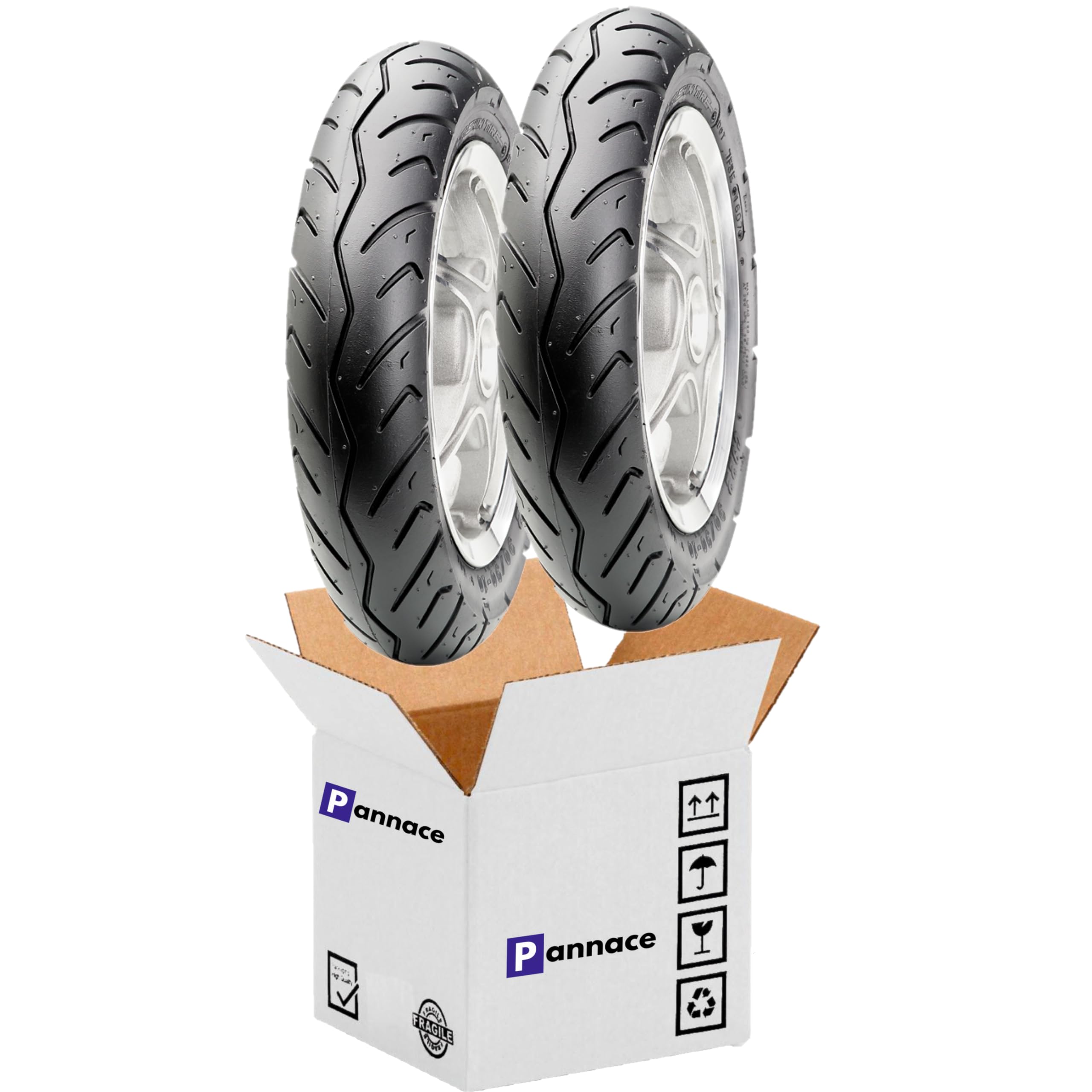 Reifen im Paar Scooter 130/70-13 mit 110/90-13 CST_Reifen hinten + vorne