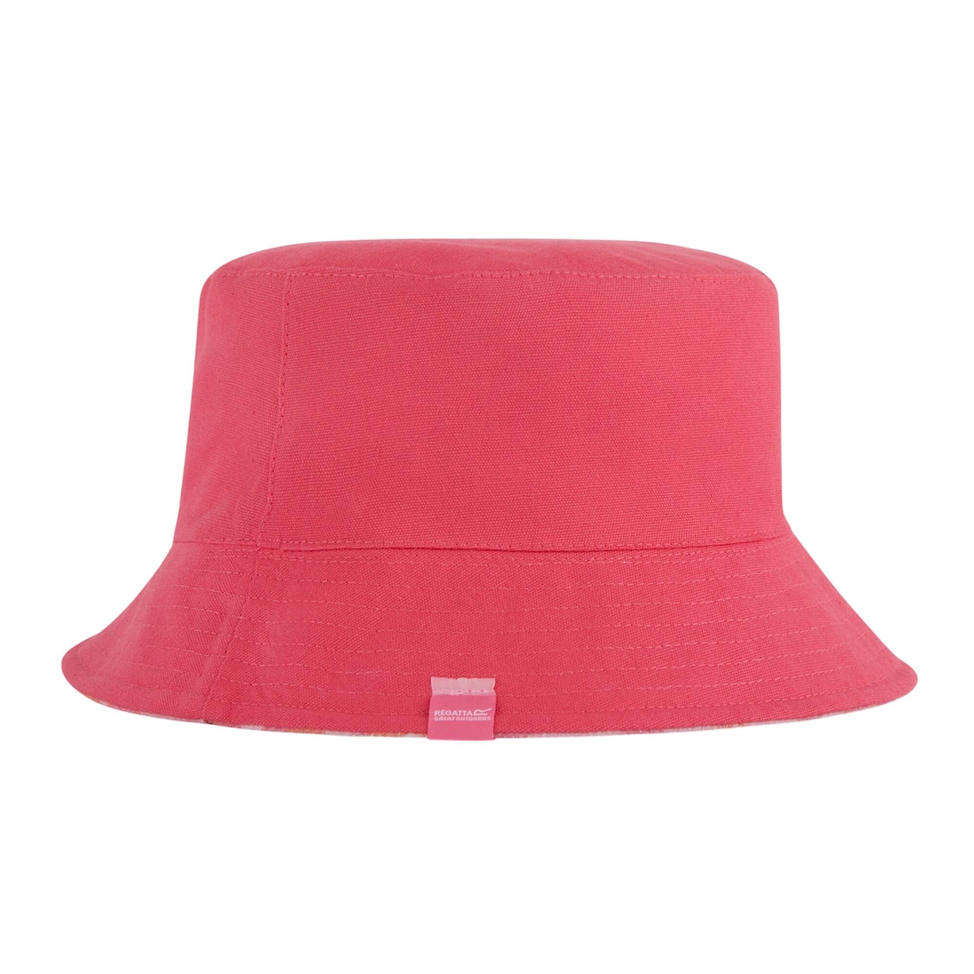 Regatta Kids’ Flip Bucket Hat Size: 7-10 Years Unisex Kids Pink