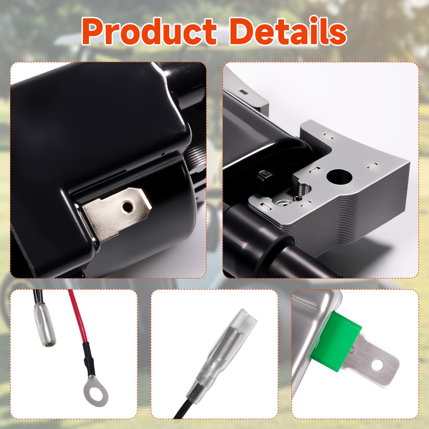 Ignition Coil 101909201 & RPM REV Limiter 1019094-01 & Igniter Module 211192161 for Club Car for Kawasaki FE290 FE350