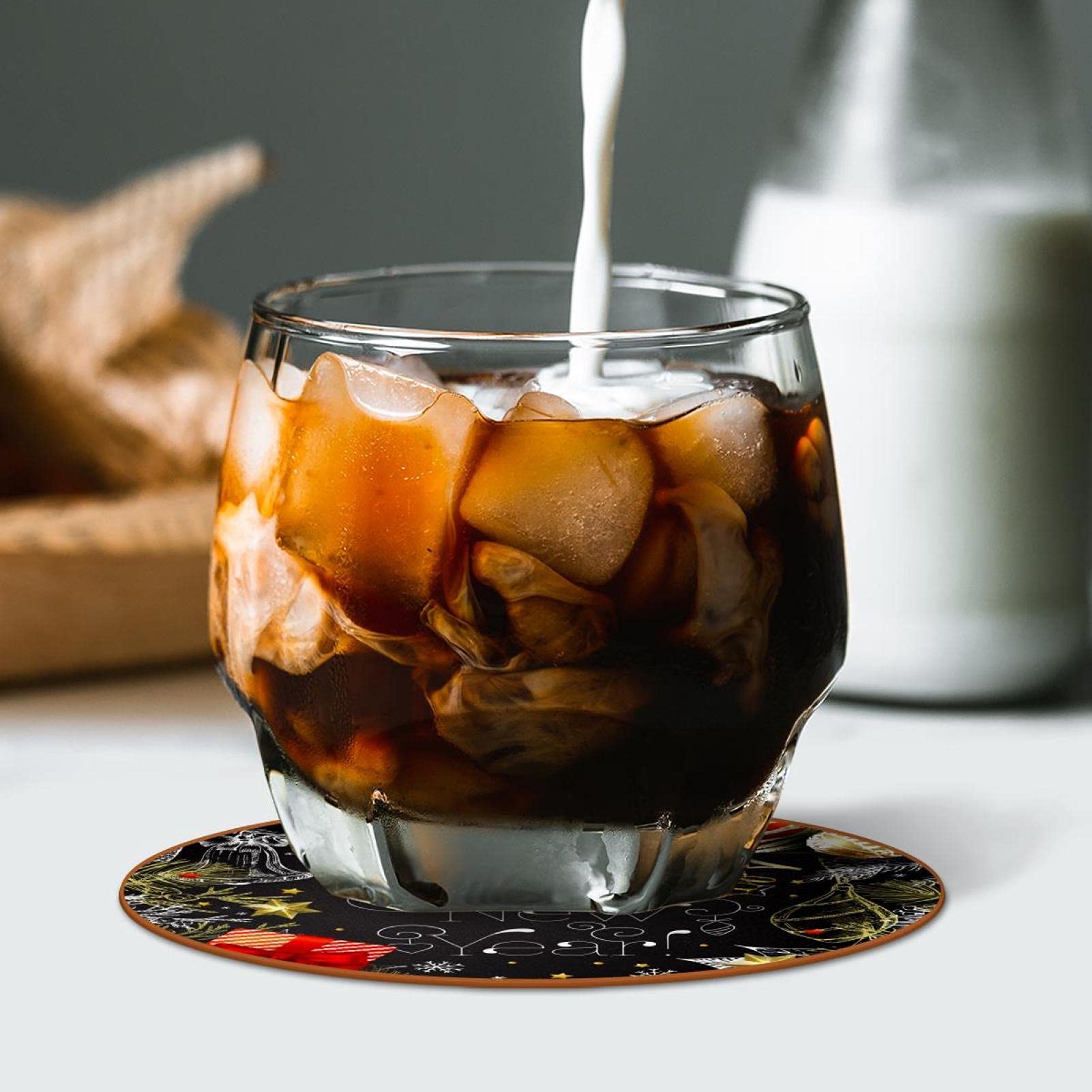 Lot De 4 Dessous De Verre Pour Enseignant, Idéal Pour Soi Ou