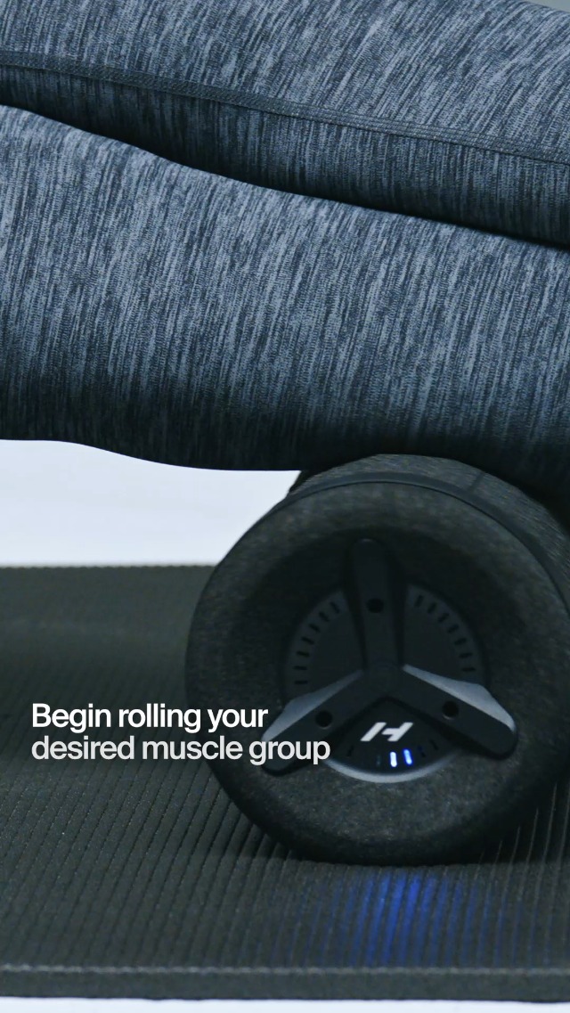 Hyperice Vyper Go - Rouleau de fitness vibrant portable