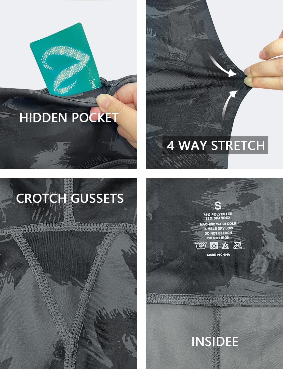 BUBBLELIME 29"/31"/33"/35"/37" High Waist Yoga Pants Tummy Control for Womens Bootcut Workout Flared Basic/Out Pockets - Image 4