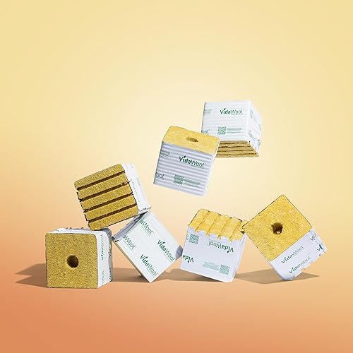 Miniatura 8 de VidaWool Bloques de 6 pulgadas, sistema de cultivo hidropónico, cubos de cultivo para principiantes de plantas, vainas hidropónicas, suministros de