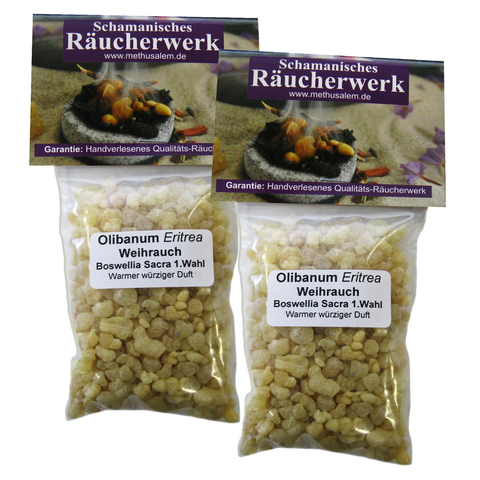 Weihrauch Reine Harze Räucherset 500ml (10x 50ml) – Top 5 mit Olibanum Eritrea, Äthiopien, Oman, Sacra Aden, Boswellia Serrata & Räucheranleitung. 81670-2