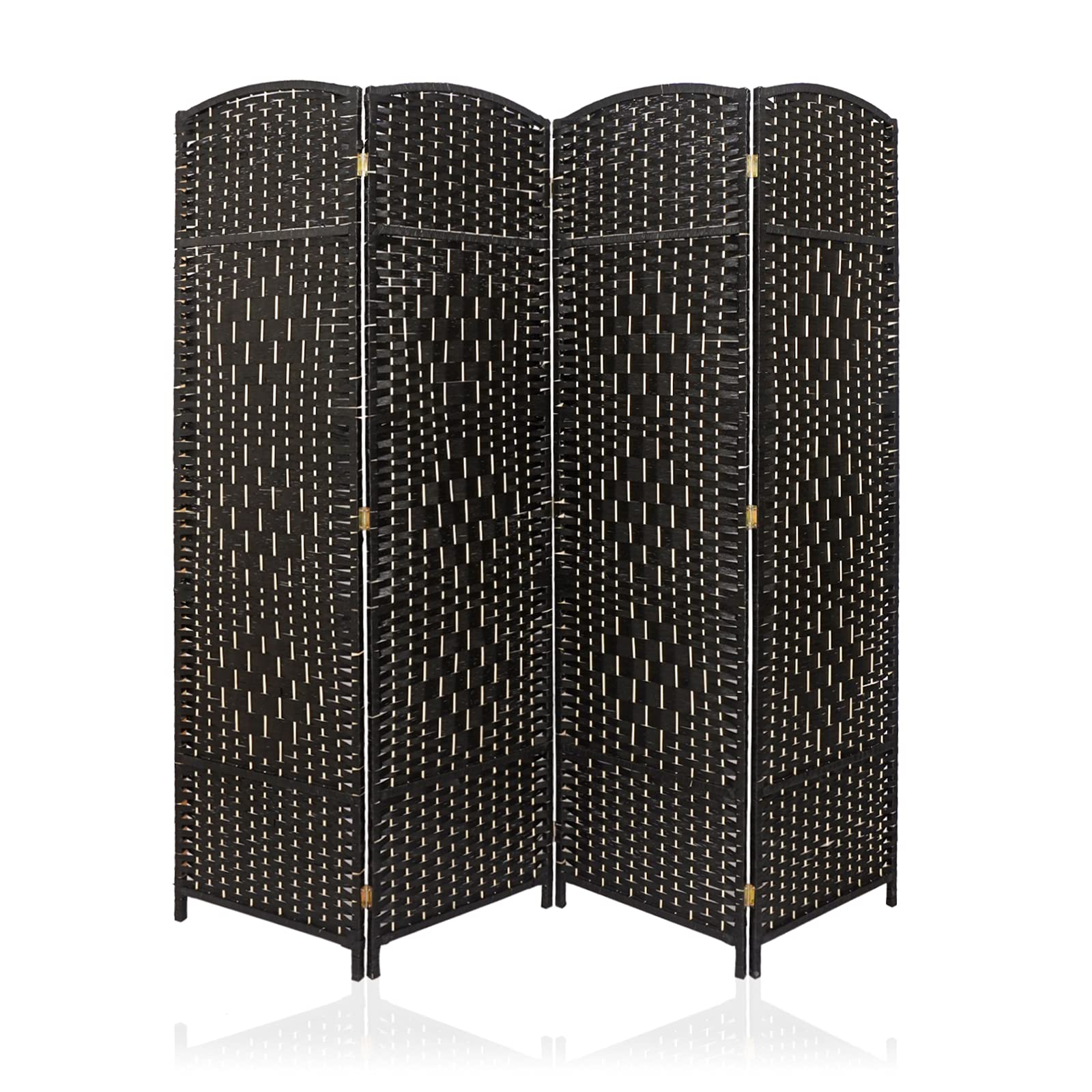 Buy Room Dividers Weave Fiber Folding Privacy Screen Room Dividers, 6Ft