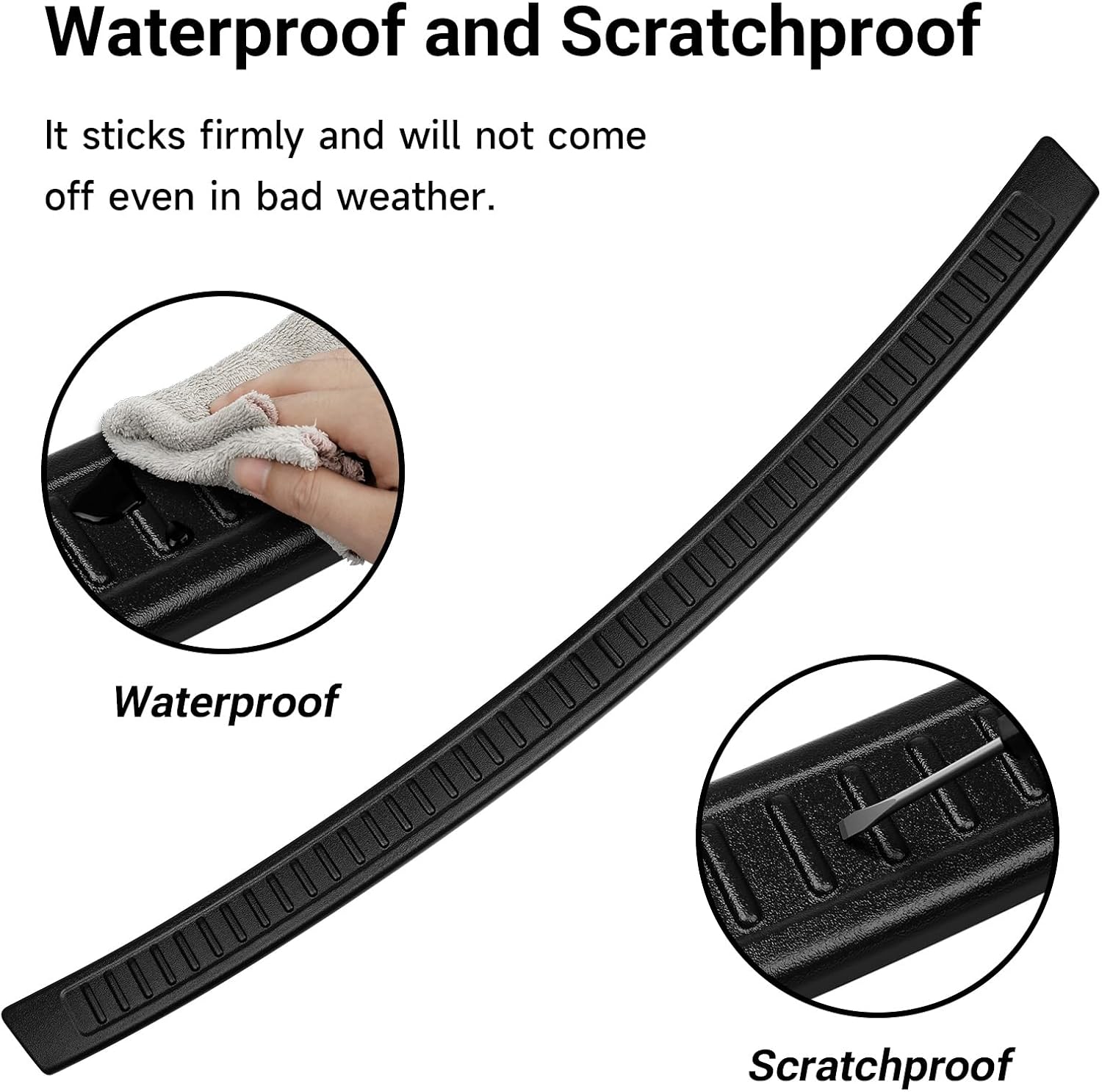 Rear Bumper Protector for Jeep 2021-2024 2025 Grand Cherokee L Car Accessories ABS Plastic Material Matte Black Resistant Trunk Door Entry Guards