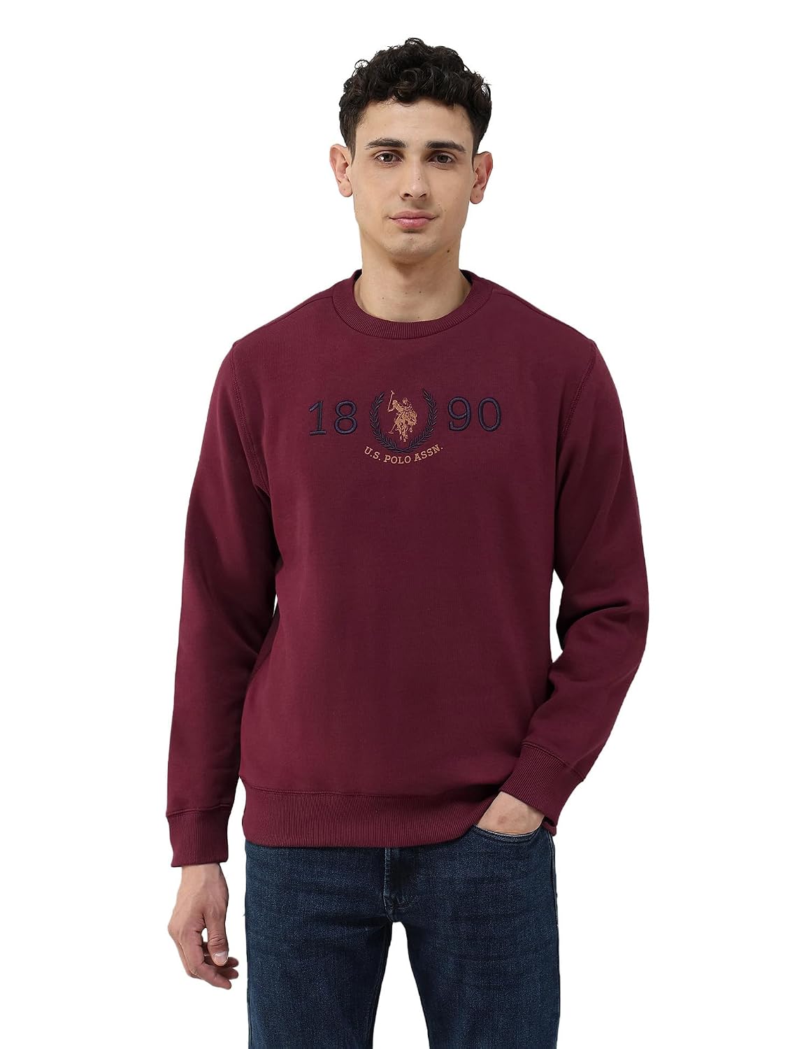 U.s.Polo Association Men's Numeric Brand Embroidered Regular fit Sweatshirt - Review, Price and Buying Guide