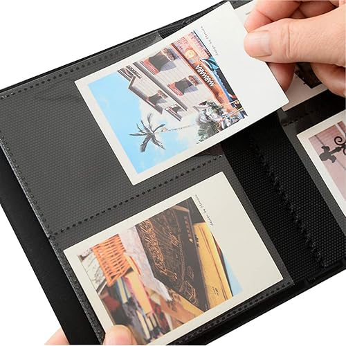 Miniatura 4 de BigTrend - Mini álbum de fotos de 64 bolsillos para cámara instantánea Fujifilm Instax Mini 7s 8 8+ 9 25 26 50s 70 90 y tarjeta de nombre (panda