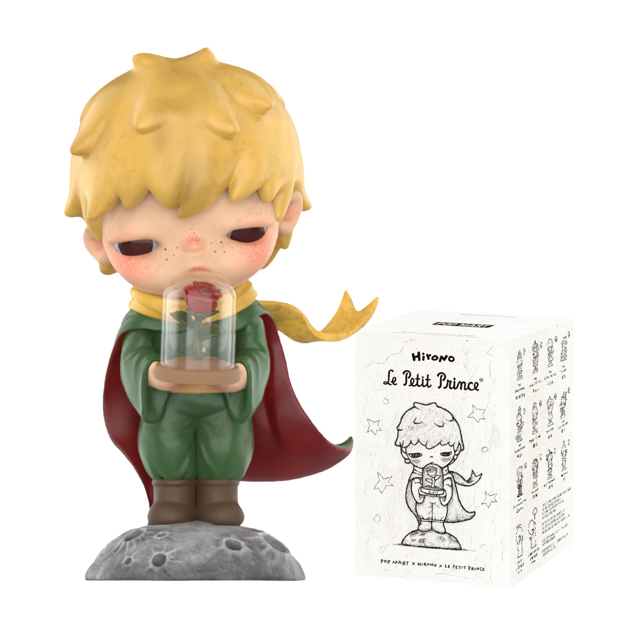 POP MART Hirono×Le Petit Prince Series Figures Pop d’Action Figurines Anime de Jouet Figure à Collectionner Cadeaux Créatifs 1PC
