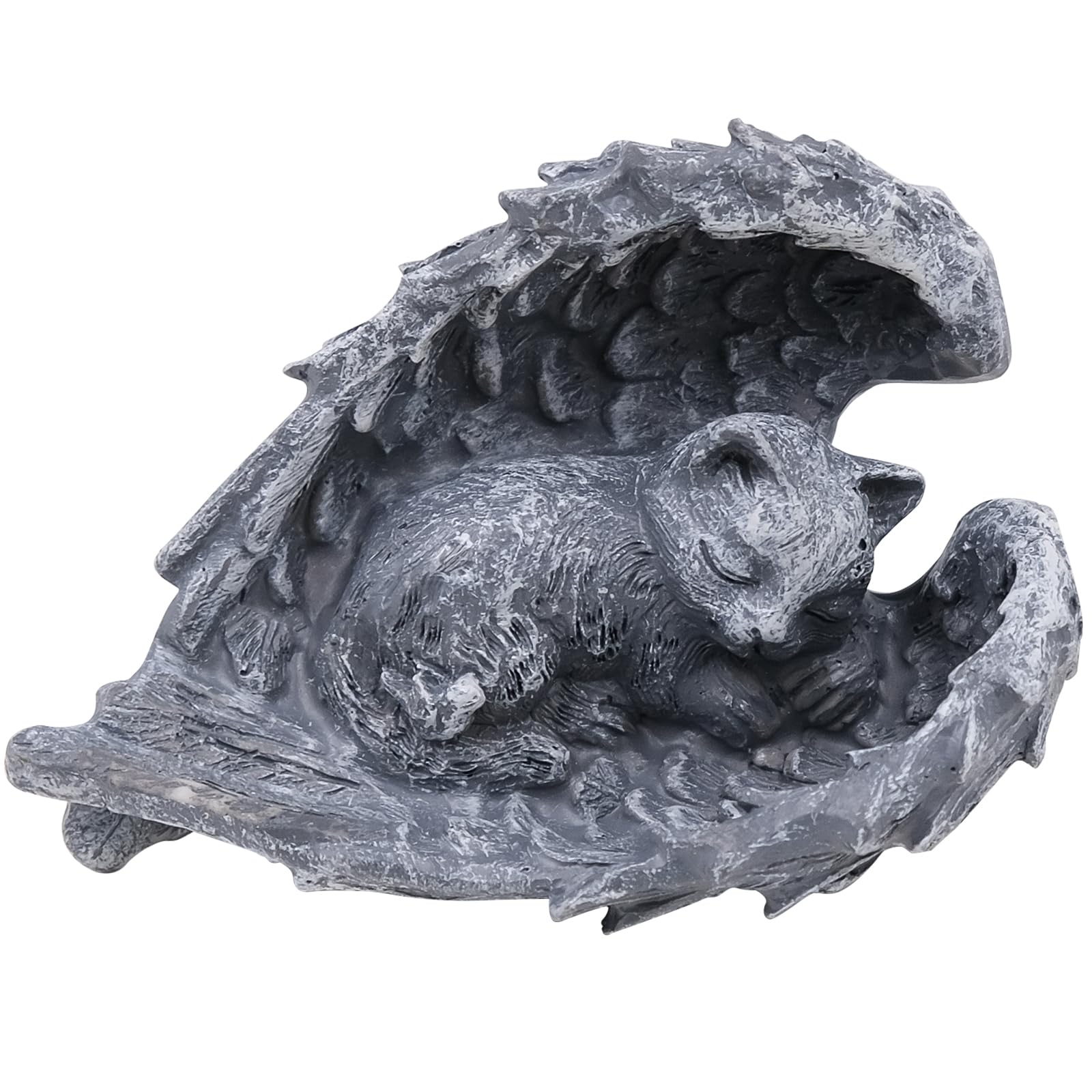 Statua commemorativa per cani Gatto e angelo monumento tomba decorazione giardino