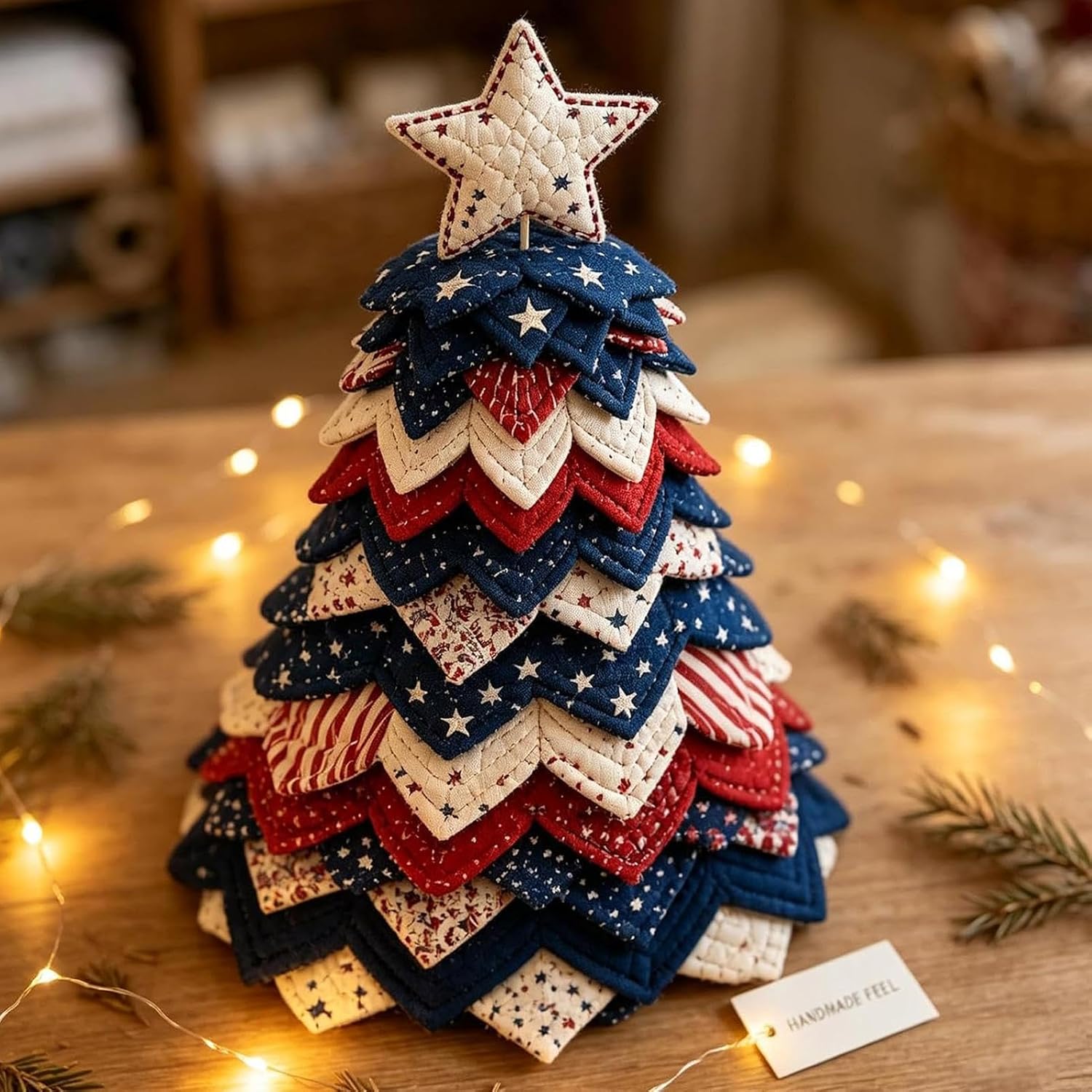 Christmas Tree Quilt Kit DIY Fabric Sewing Project Holiday Home Decor